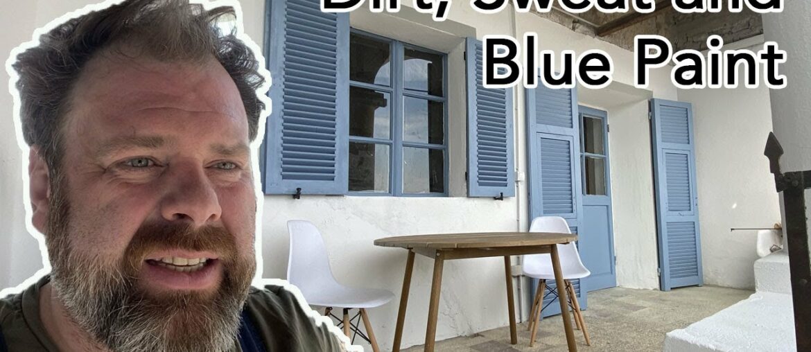 The difference paint can make! Low budget Italian villa transformations.