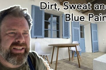 The difference paint can make! Low budget Italian villa transformations.