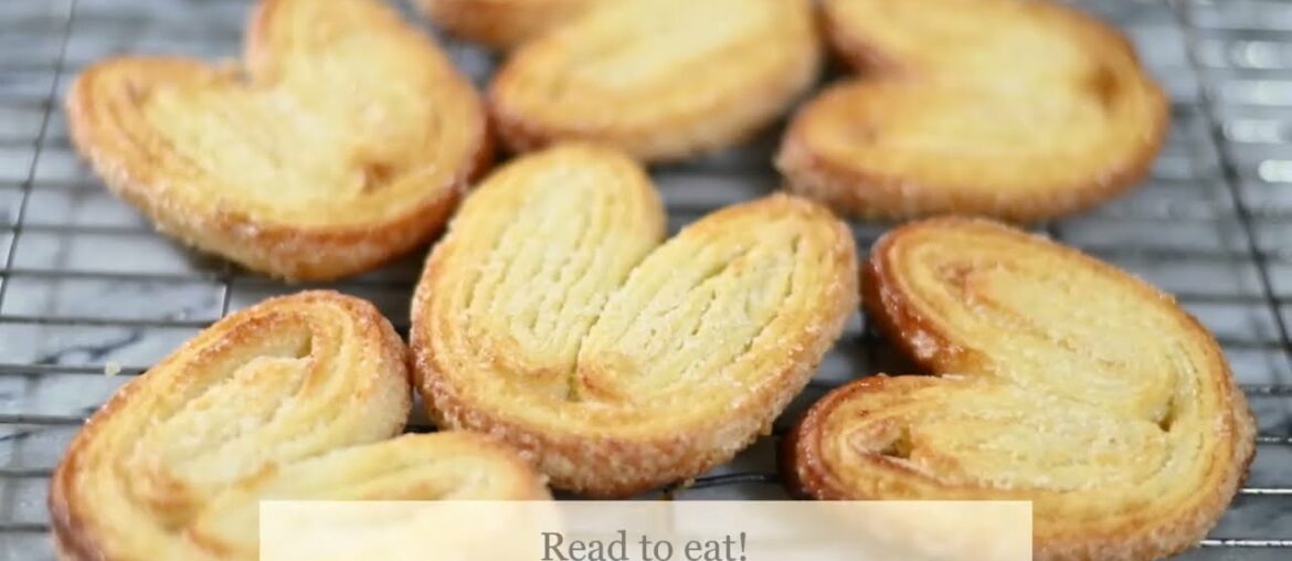 Very Easy Palmiers recipe (elephant ears, puff pastry, french pastry) Very Easy Palmiers recipe (elephant ears, puff pastry, french pastry)