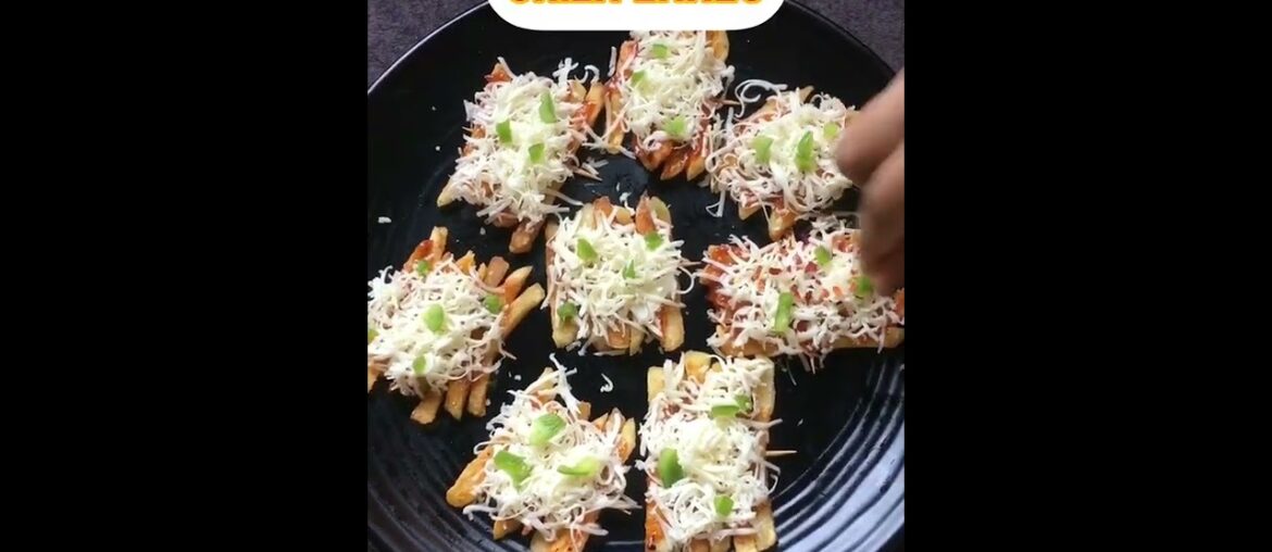 Pizza fries recipe | French fries pizza recipe #shorts #fries#youtubeshorts #pizza#krishnadudhat