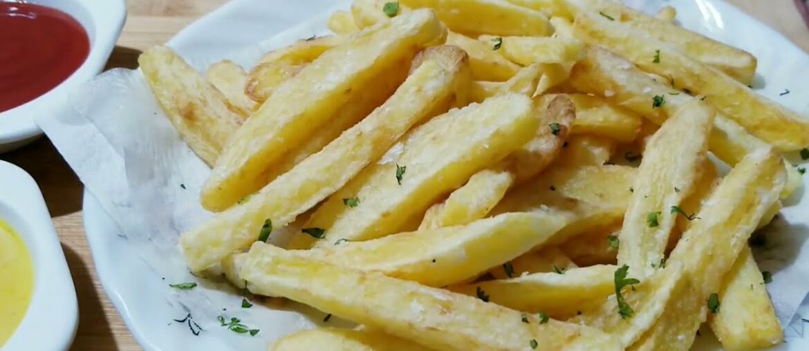 Crispy French Fries & Mustard Sauce recipe Crispy French Fries & Mustard Sauce recipe