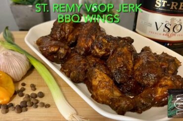 I TOOK THIS FRENCH BRANDY ST. REMY VSOP AND MAKE A CRAZY JERK BBQ WINGS RECIPE