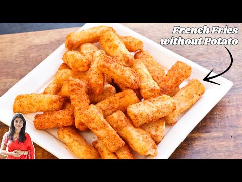 French Fries without Potato | Crispy Snack without Paneer/Potato | Crispy Masala Fries French Fries without Potato | Crispy Snack without Paneer/Potato | Crispy Masala Fries