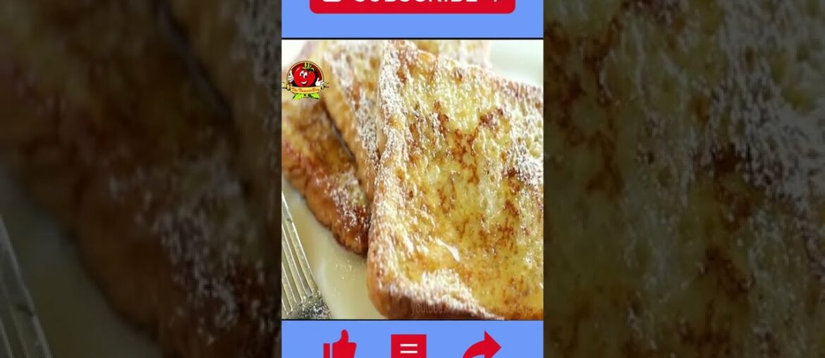 How to Make French Toast!! Classic Quick and Easy Recipe #Short