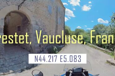 Riding in Crestet, Vaucluse, France on CRF1000 360 VR