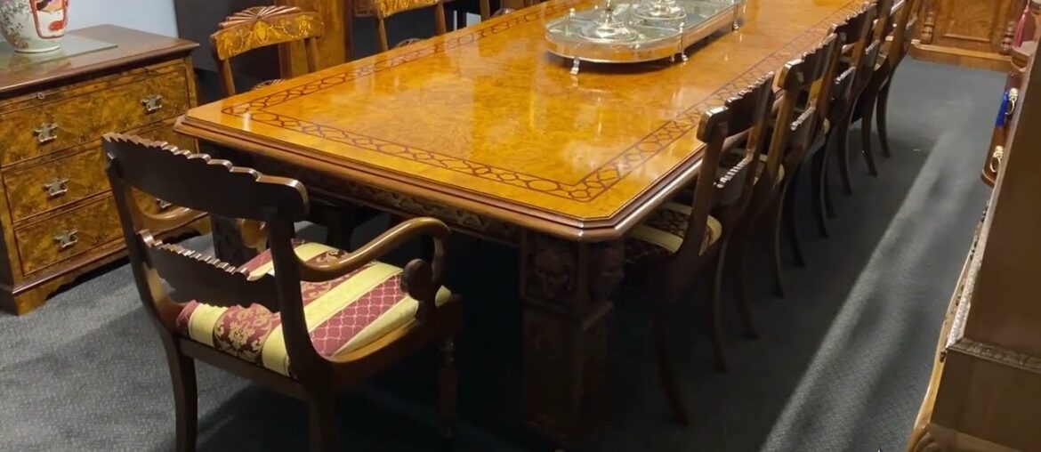 Antique Elizabethan Revival Extending Dining Table 19th C Antique Elizabethan Revival Extending Dining Table 19th C