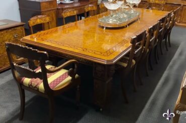 Antique Elizabethan Revival Extending Dining Table 19th C