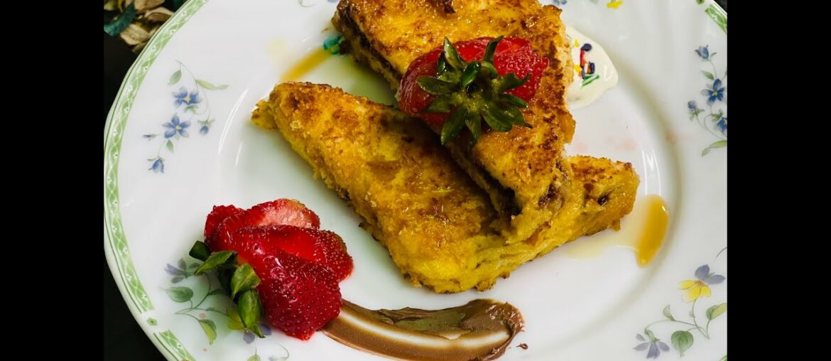 Nutella Stuffed French Toast | French Toast Recipe | Breakfast Recipe by foodies creations