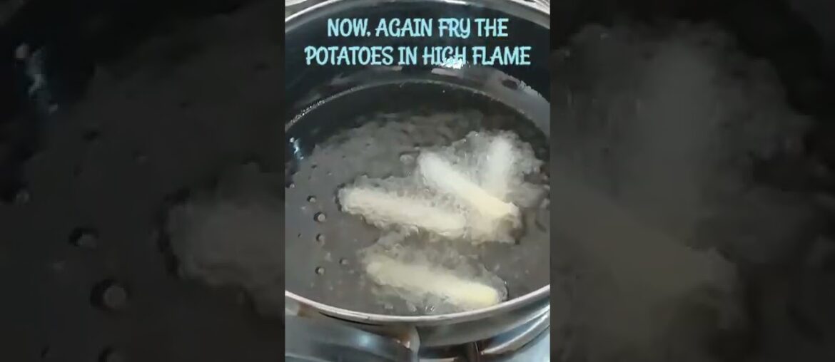 potatoes french fries recipe at home#shorts
