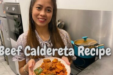 Beef Caldereta in French Riviera