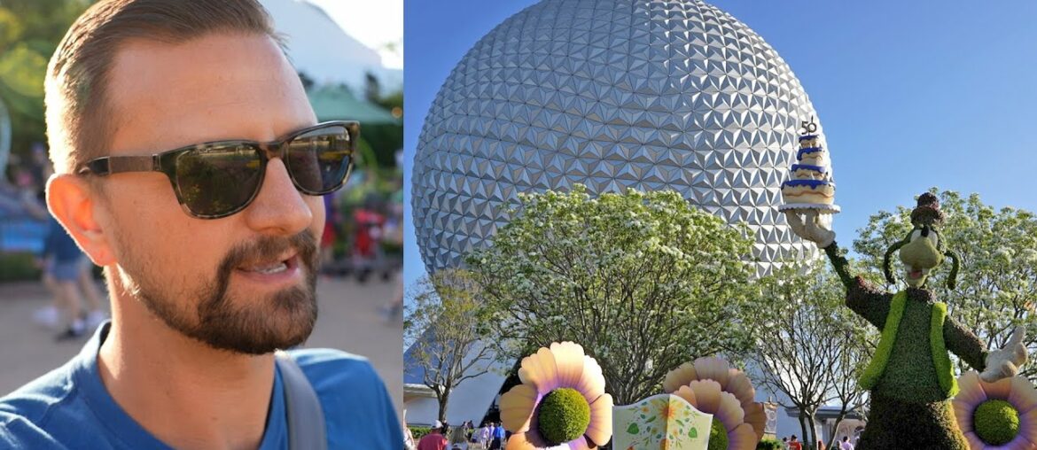 EPCOT's Flower & Garden Festival Dinner Time Fun! | Trying Delicious Foods & Checking Out New Merch!