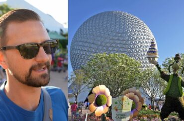 EPCOT's Flower & Garden Festival Dinner Time Fun! | Trying Delicious Foods & Checking Out New Merch!
