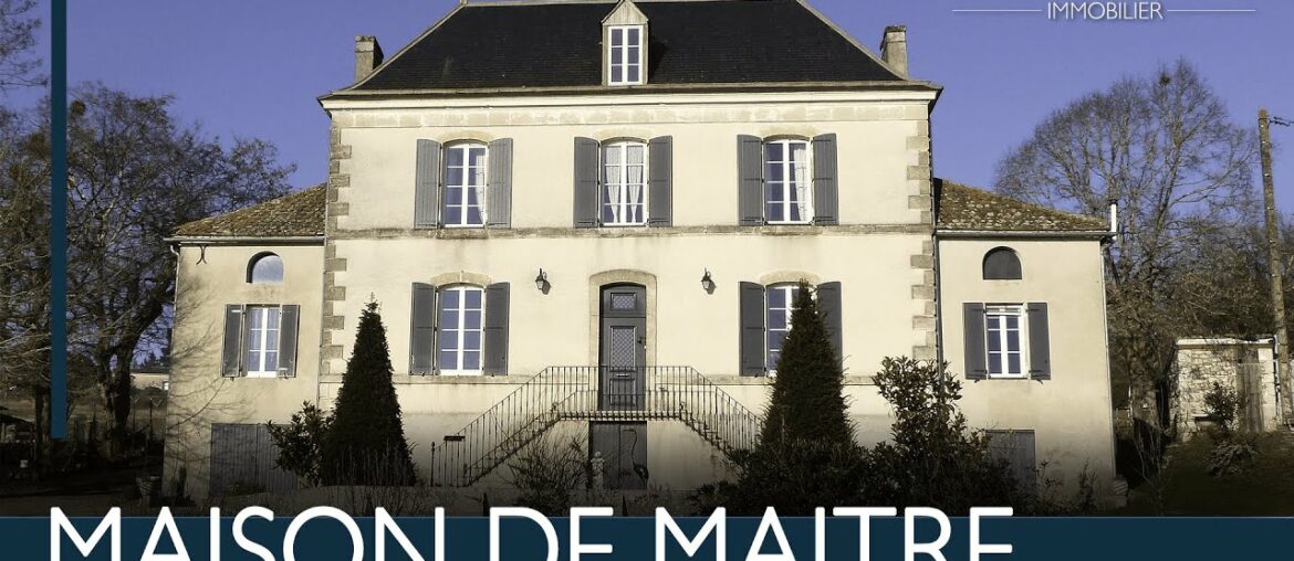 Stunning Maison de Maitre with outbuildings and superb views over the Garonne valley. - Ref.: A11132