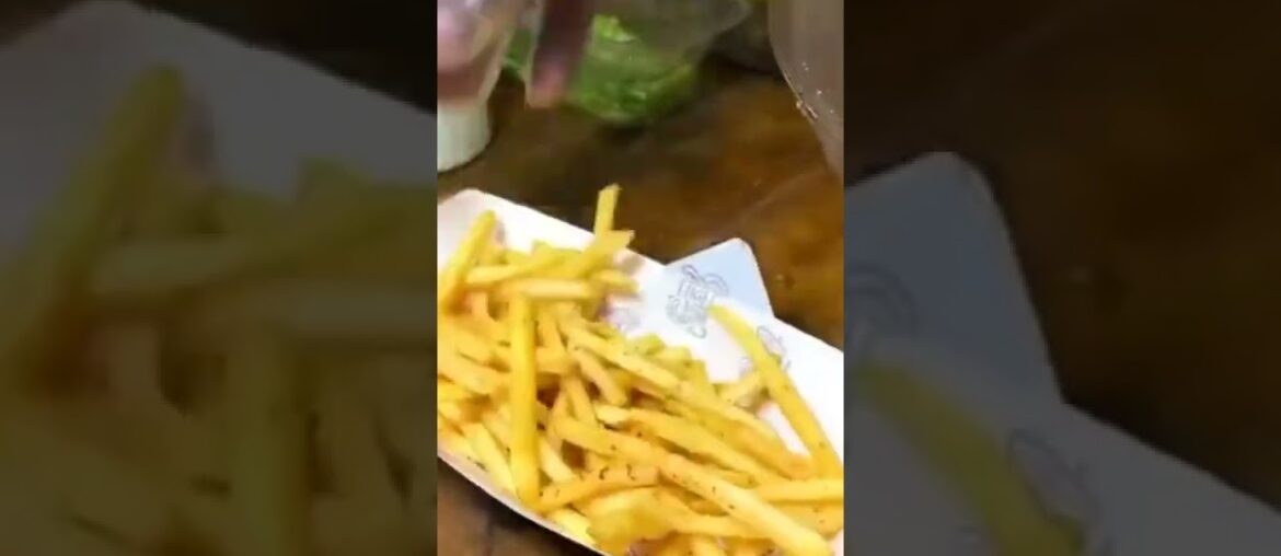 messy fries | chilli cheese fries | street food |  french fries | #shorts#