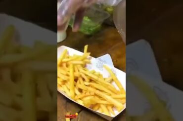 messy fries | chilli cheese fries | street food |  french fries | #shorts#