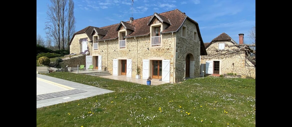 Delightful Property with Courtyard, Guest Cottage, Barn & Pool | For Sale by French Character Homes
