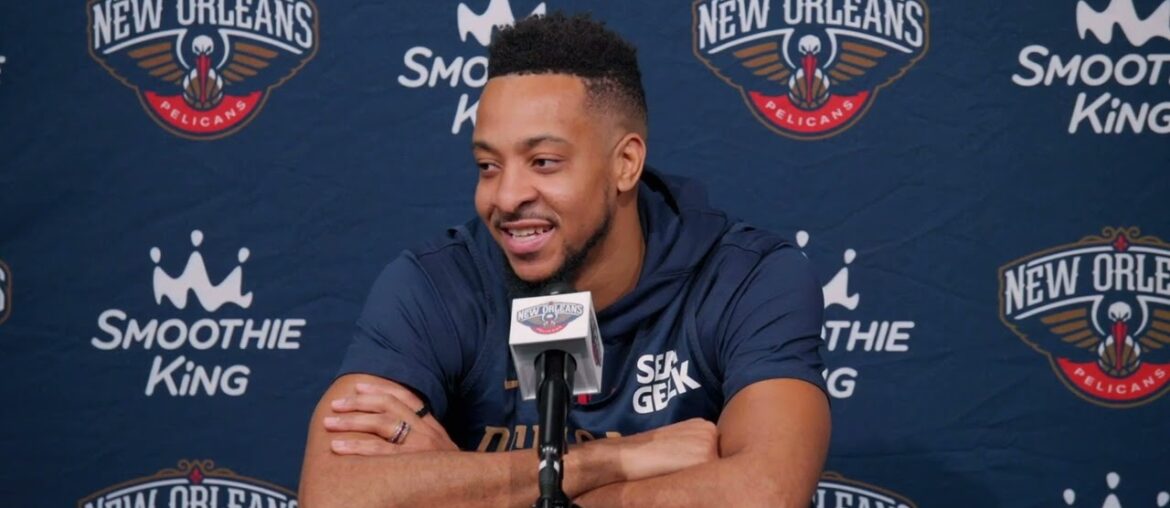CJ McCollum: "I will enjoy the process and the moment, this is as they say once in a lifetime" CJ McCollum: "I will enjoy the process and the moment, this is as they say once in a lifetime"