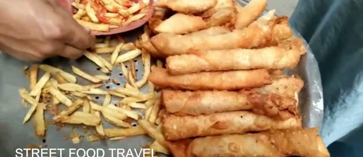 Asad Ullah Chips -  Finger French Chips | Crispy French Fries | Chips | Peshawar food street | Food