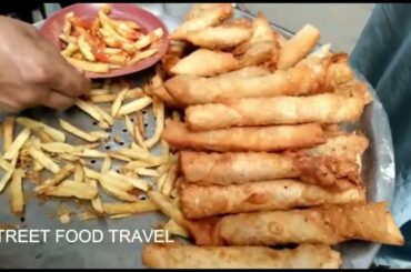 Asad Ullah Chips -  Finger French Chips | Crispy French Fries | Chips | Peshawar food street | Food