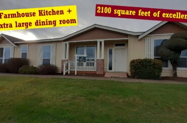 2100 sq ft of pure excellence. Farmhouse kitchen and extra large dining room