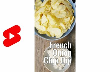 French Onion Chip Dip Recipe #Shorts