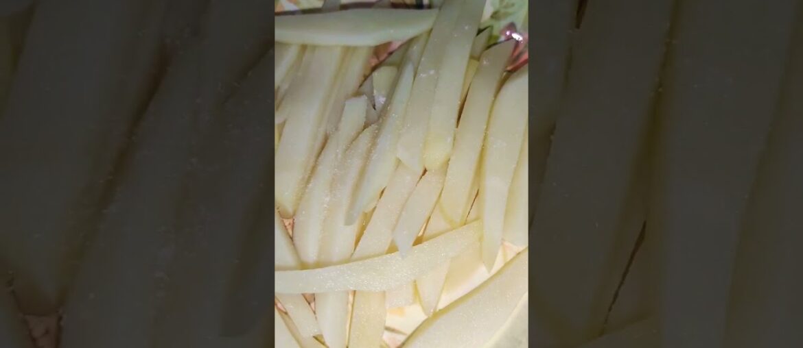 Resturant Style Crispy French fries Recipe Part 1 #shorts #food #frenchfries