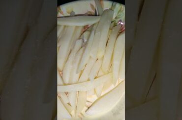 Resturant Style Crispy French fries Recipe Part 1 #shorts #food #frenchfries
