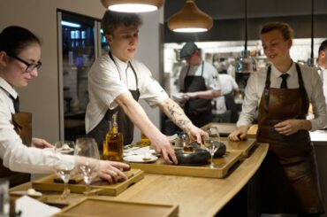 Busy Kitchen - Michelin Star Restaurant in Aarhus Denmark
