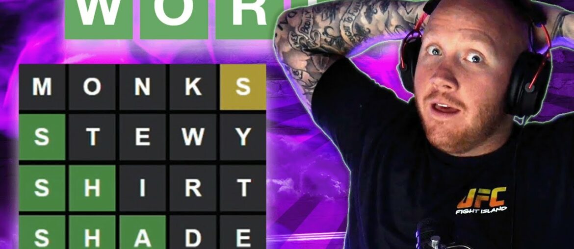 I'VE NEVER HAD A WORDLE LIKE THIS… I'VE NEVER HAD A WORDLE LIKE THIS...