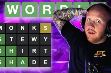 I'VE NEVER HAD A WORDLE LIKE THIS...