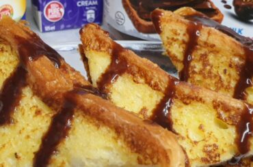 French Toast/Creamy Chocolate French Toast Kids Special Ramadan Recipe by AARMAMZ FOODS
