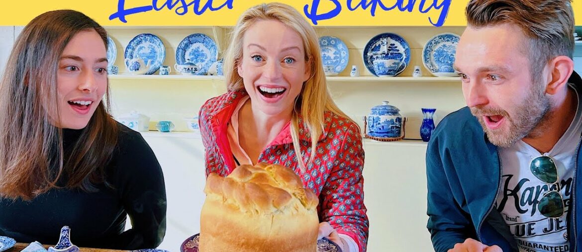 Chateau Easter Preparations: Ukrainian Paska, Hot Cross Buns, Paasstol and Rosca de Pascua! Chateau Easter Preparations: Ukrainian Paska, Hot Cross Buns, Paasstol and Rosca de Pascua!