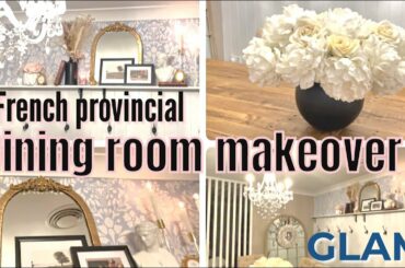 GLAM FRENCH PROVINCIAL DINING ROOM MAKEOVER | DECORATE WITH ME | KMART HACK