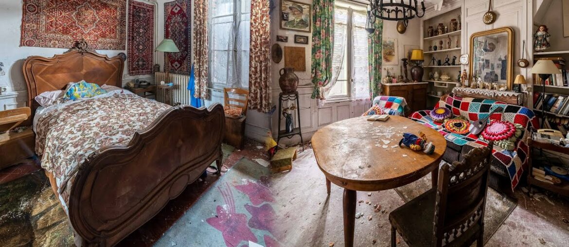She Lost Her Husband In War ~ A Mysterious Abandoned Mansion in France