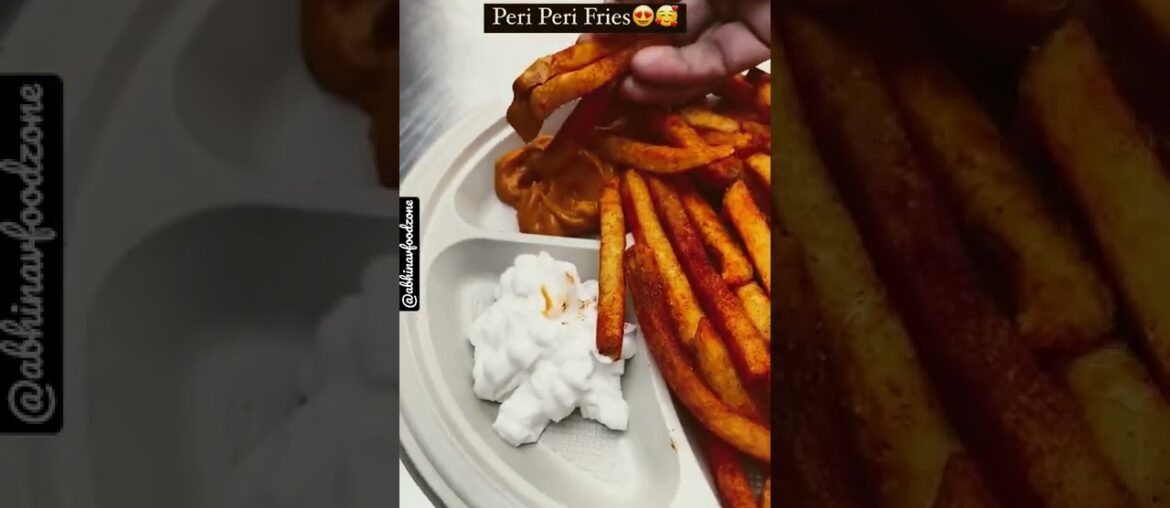 French fries peri peri #shorts #allinoneabhinav #ytshorts #youtubeshorts #streetfood #food