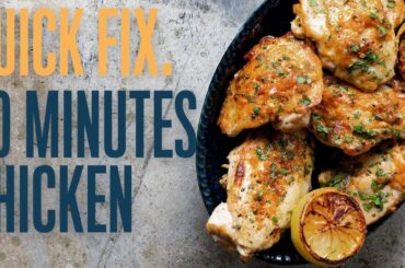 Easy and tangy saute chicken ready in 30 minutes