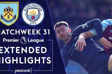 Burnley v. Manchester City | PREMIER LEAGUE HIGHLIGHTS | 4/2/2022 | NBC Sports
