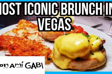 EATING AT MON AMI GABI ONE OF THE MOST FAMOUS RESTAURANTS IN LAS VEGAS