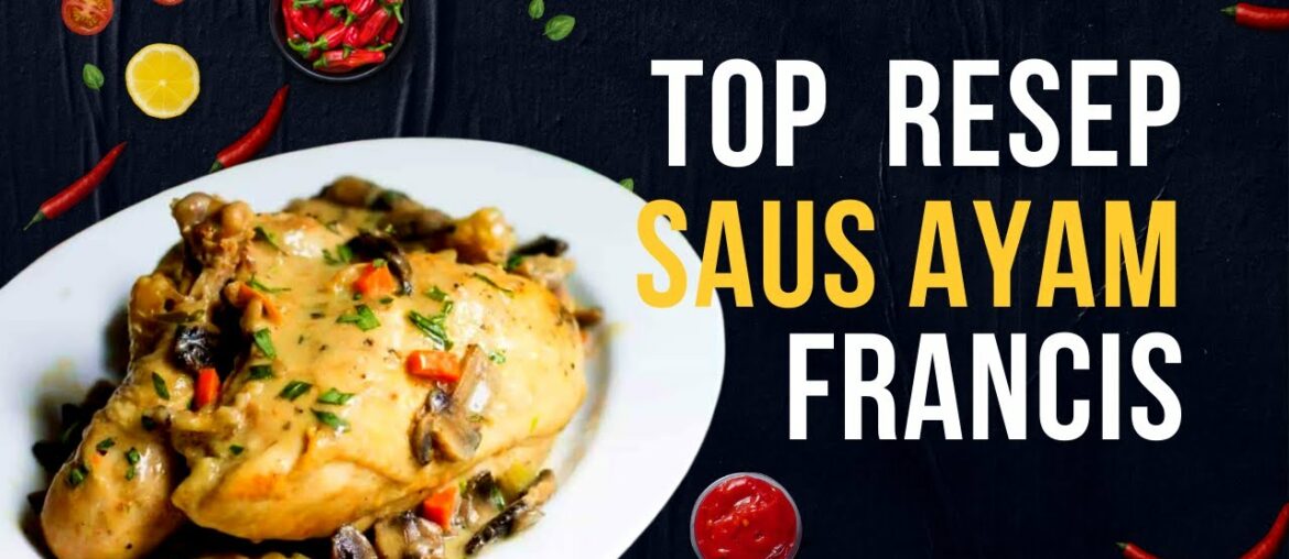 Cooking Recipes French Spicy Chicken with Creamy Sauce ASMR