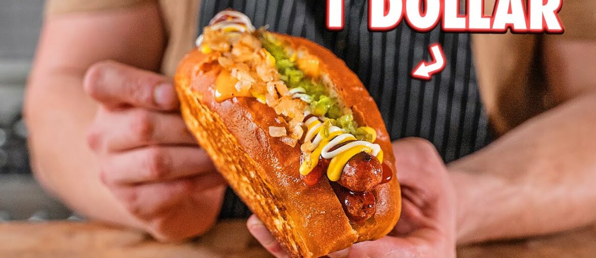 1 Dollar Gourmet Stadium Hot Dogs | But Cheaper