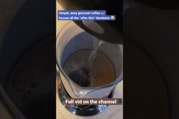 How to make French Press coffee! Short clip