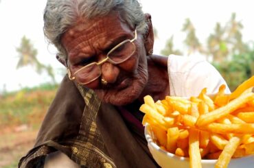 MY100 Years old Granny Cooking French Fries In Traditional way | Village stylefrenchfries-Mastanamma
