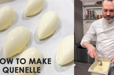 How to make a quenelle, with Chef Dominique Ansel