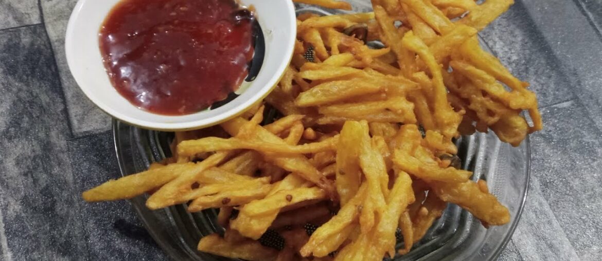 Crispy French Fries Pakora Recipe By Afraz Foody Food