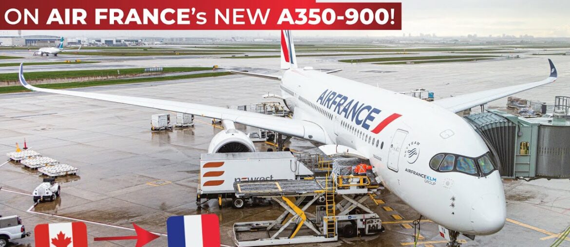 BRUTALLY HONEST | Economy Class on Air France's AIRBUS A350-900 from Toronto to Paris CDG!