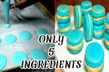 Only 5 Ingredients|| How to make French Macarones|| Easy Recipe|| #MaadasCakesAndBakes