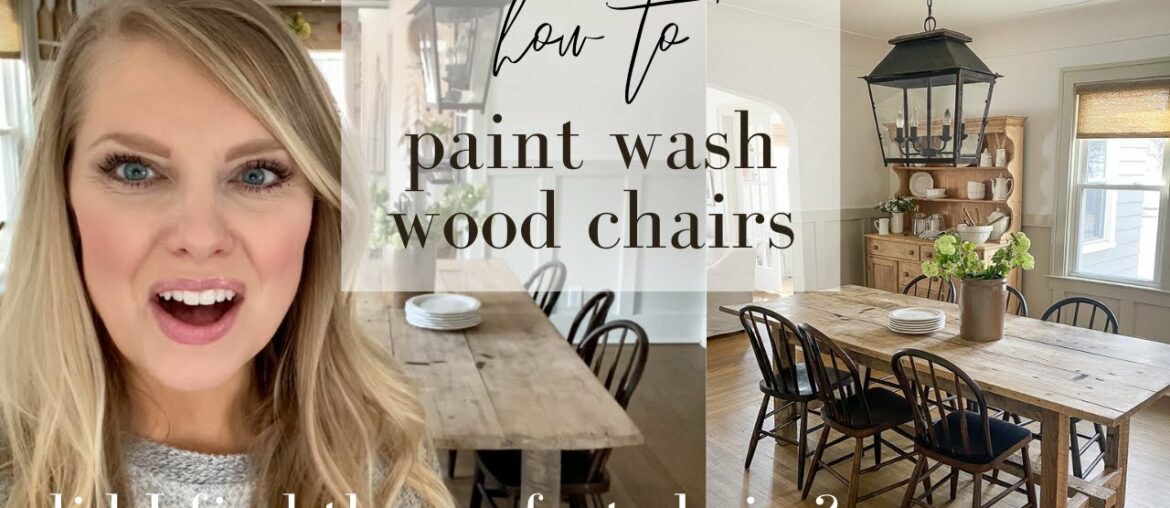 New Dining Chairs and Paint Washing Technique! New Dining Chairs and Paint Washing Technique!
