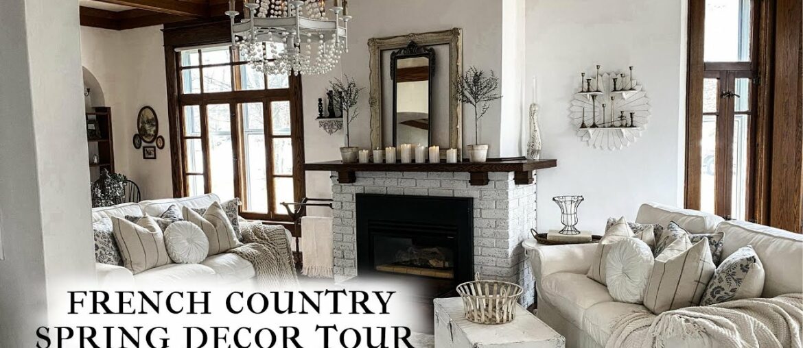 French Country Spring Decor Home Tour | 1800s Victorian Home Decor