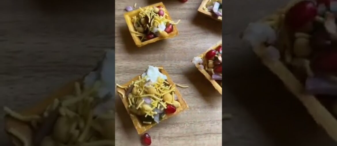 Healthy Delicious French    Canape Chat Upcoming recipe..! #youtube #ytshorts #viral#explore #shorts