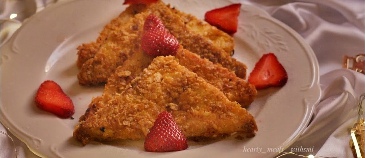 Cornflakes French Toast | Crispy French Toast Recipe | Kids Tiffin Recipe | Easy breakfast Recipe
